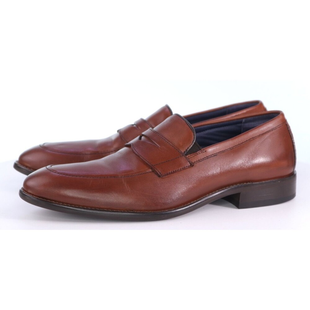 Johnston & Murphy Stockton $150 Men's Penny Loafers Shoes Size 9 M 59-2472